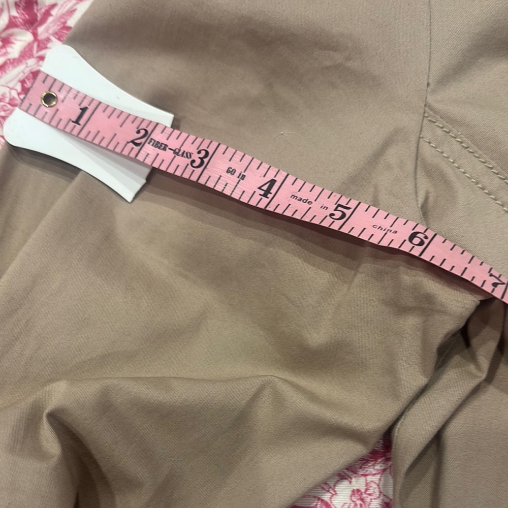 Michael Kors Tan Blazer with Stand-Up Collar. - Picture 6 of 7